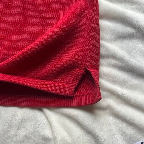 Vintage 90s/Y2K women's Rafaella red vintage American flag knit sweater USA - Picture 5 of 8